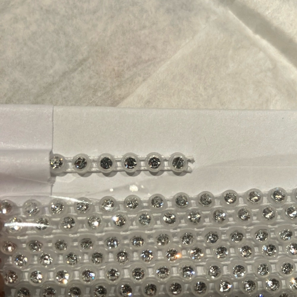 Elegant Silver Rhinestone Trimming 11yds for $40